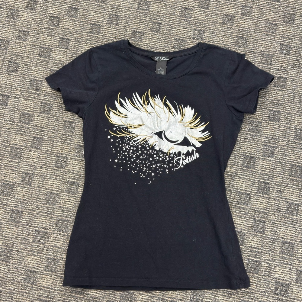 Vintage Black‎ "Fetish" T-Shirt by Eve